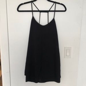 Plain black dress
